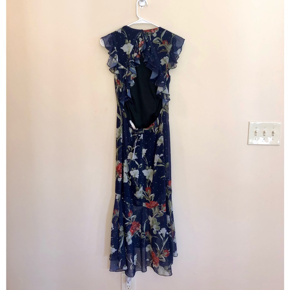 ASOS hope&ivy embroidered midi dress w/ peplum hem - Picture 9 of 11